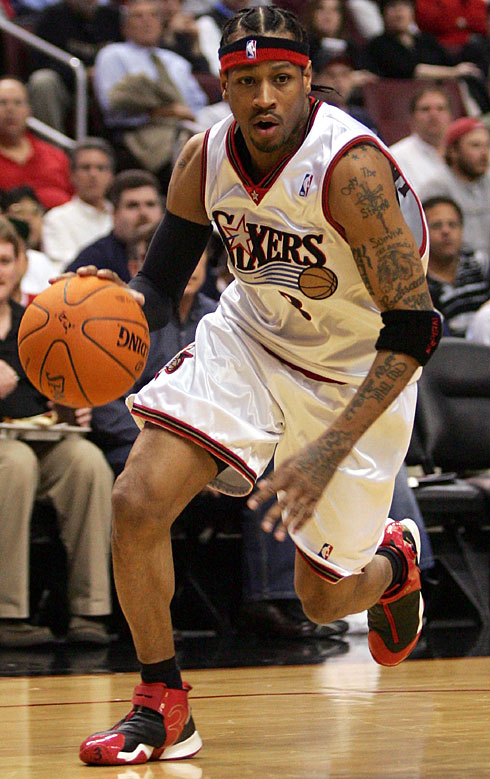 allen iverson #3 white jerseys